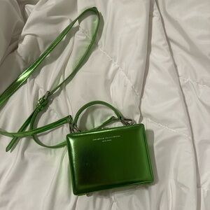 Brandon Blackwood Green Metallic Purse